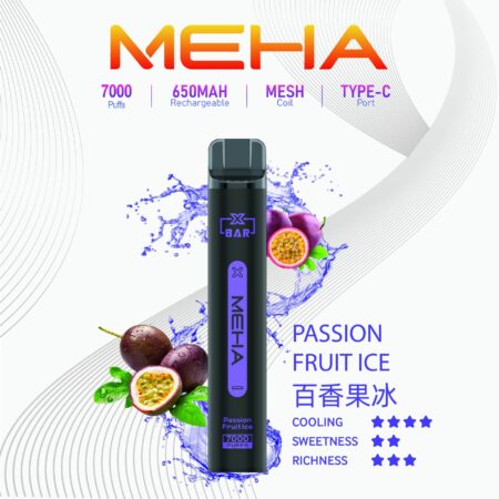 Meha Xbar 魅嗨小黑條 一次性電子煙 7000口｜大容量持久型 台灣現貨供應